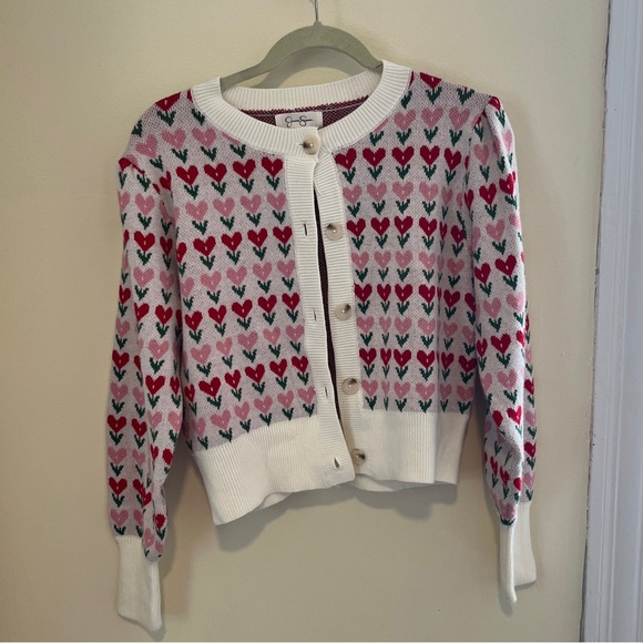 Jessica Simpson Pastel Multicolor Knit Cardigan - Super Soft Office Lagonlook - Picture 2 of 12